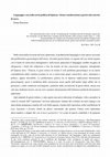 Research paper thumbnail of Linguaggio e uso nella teoria politica di Spinoza. Alcune considerazioni a partire dal concetto di sacro