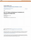 Research paper thumbnail of EC01-797 Filtration and Maintenance: Considerations for Subsurface Drip Irrigation (SDI)