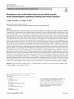 Research paper thumbnail of Developing a real-world evidence base for prescribed cannabis in the United Kingdom: preliminary findings from Project Twenty21