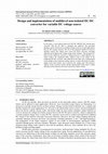 Research paper thumbnail of Design and implementation of multilevel non-isolated DC-DC converter for variable DC voltage source