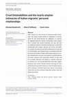 Research paper thumbnail of Cruel (im)mobilities and the nearly utopian intimacies of Italian migrants' personal relationships