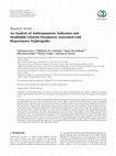 Research paper thumbnail of An Analysis of Anthropometric Indicators and Modifiable Lifestyle Parameters Associated with Hypertensive Nephropathy