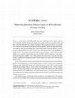 Research paper thumbnail of Improving Education Finance Equity in Belize through Formula Funding