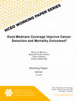 Research paper thumbnail of Does Medicare Coverage Improve Cancer Detection and Mortality Outcomes?