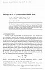 Research paper thumbnail of Entropy in (1 + 1)Dimensional Black Hole