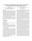 Research paper thumbnail of Renard Gluzman, Vered Pnueli, "Envisioning a cosmopolitan age for gaming. A case study of speculative future for the Israeli games industry," FDG '22: Proceedings of the 17th International Conference on the Foundations of Digital Games Proceedings, Athens (5-8 September 2022).