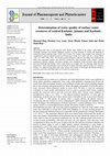 Research paper thumbnail of Determination of water quality of surface water resources of central Kashmir, Jammu and Kashmir, India