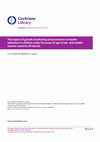 Research paper thumbnail of The impact of growth monitoring and promotion on health indicators in children under five years of age in low- and middle-income countries