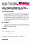 Research paper thumbnail of Piloting transdisciplinarity among faculty and students concerned with flood management on the South Texas Gulf Coast: A four-stage model for initial collaboration