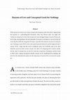 Research paper thumbnail of Reasons of Love and Conceptual Good-for-Nothings