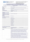 Research paper thumbnail of A compact olfactometer for IMS measurements and testing human perception