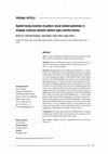 Research paper thumbnail of Spatial tuning function of pattern visual evoked potentials in multiple sclerosis patients without optic neuritis history