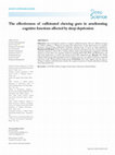 Research paper thumbnail of The effectiveness of caffeinated chewing gum in ameliorating cognitive functions affected by sleep deprivation