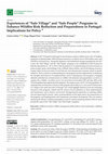 Research paper thumbnail of Experiences of “Safe Village” and “Safe People” Programs to Enhance Wildfire Risk Reduction and Preparedness in Portugal: Implications for Policy