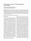 Research paper thumbnail of Preparation and evaluation of (99m)Tc-DMSA lyophilized kit for renal imaging