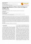 Research paper thumbnail of Thermal Time Utilization of Plum in Semi Arid Region of Gangetic Plain