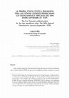 Research paper thumbnail of La primera policía política franquista para las últimas ciudades republicanas: los Destacamentos Especiales del SIPM (enero-septiembre de 1939) / The first Francoist political police for the last republican cities: the SIPM Special Detachments (January-September 1939)