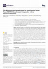 Research paper thumbnail of Fire Behavior and Failure Model of Multilayered Wood Flour/HDPE/Polycarbonate Composites with a Sandwich Structure