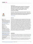 Research paper thumbnail of Identifying fetal yawns based on temporal dynamics of mouth openings: A preterm neonate model using support vector machines (SVMs)