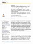 Research paper thumbnail of Academic reading format preferences and behaviors among university students worldwide: A comparative survey analysis