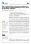 Research paper thumbnail of Spark Plasma Sintering of SiAlON Ceramics Synthesized via Various Cations Charge Stabilizers and Their Effect on Thermal and Mechanical Characteristics