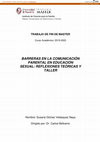 Research paper thumbnail of Barreras en la comunicación parental en educación sexual: reflexiones teóricas y taller