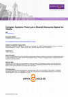 Research paper thumbnail of Complex Systems Theory as a Shared Discourse Space for TESOL