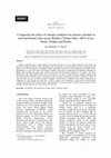 Research paper thumbnail of Comparing the effect of climate condition on tourism calendar in arid and humid cities using Holiday Climate Index (HCI) (Case Study: Isfahan and Rasht)