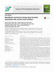 Research paper thumbnail of Mandibular movement during sleep bruxism associated with current tooth attrition