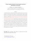 Research paper thumbnail of Frequency-dependent impedance of a strip foundation group and its representation in time domain