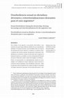 Research paper thumbnail of Desobediencia sexual en dictadura: devenires y reterritorializaciones deseantes para el caso argentino