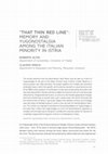 Research paper thumbnail of “That Thin Red Line”: Memory and Yugonostalgia among the Italian Minority in Istria