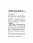 Research paper thumbnail of Simplification of the Commercial Process for the International Sale of Goods through the 1980 Vienna Sales Convention (CISG