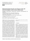 Research paper thumbnail of Paleotsunami deposits along the coast of Egypt correlate with historical earthquake records of eastern Mediterranean