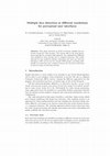 Research paper thumbnail of Multiple Face Detection at Different Resolutions for Perceptual User Interfaces