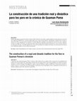 Research paper thumbnail of La construcción de una tradición real y dinástica para los yaro en la crónica de Guaman Poma