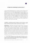 Research paper thumbnail of Entrevista com Dominique Maingueneau. Análise do Discurso e Literatura