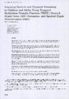 Research paper thumbnail of Assessing Spectral and Temporal Processing in Children and Adults Using Temporal Modulation Transfer Function (TMTF), Iterated Ripple Noise (IRN) Perception, and Spectral Ripple Discrimination (SRD)