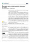 Research paper thumbnail of Modeling the Impact of High Temperature on Mortality in Pakistan