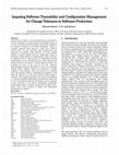 Research paper thumbnail of Imposing Software Traceability and Configuration Management for Change Tolerance in Software Production