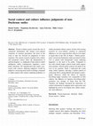 Research paper thumbnail of Social context and culture influence judgments of non-Duchenne smiles