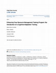 Research paper thumbnail of Enhancing Crew Resource Management Training Program: the Introduction of a Cognitive-Adaptation Training