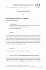 Research paper thumbnail of Nurturing the Culture of Dialogue