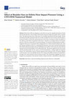 Research paper thumbnail of Effect of Boulder Size on Debris Flow Impact Pressure Using a CFD-DEM Numerical Model