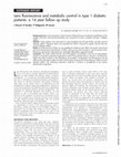 Research paper thumbnail of Lens fluorescence and metabolic control in type 1 diabetic patients: a 14 year follow up study