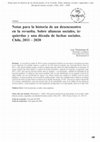 Research paper thumbnail of Notas para la historia de un desencuentro en la revuelta. Sobre alianzas sociales, izquierdas y una década de luchas sociales. Chile, 2011 – 2020