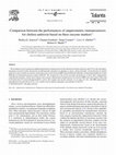 Research paper thumbnail of Comparison between the performances of amperometric immunosensors for cholera antitoxin based on three enzyme markers☆