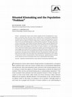 Research paper thumbnail of Situated Kinmaking and the Population “Problem”