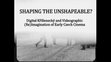 Research paper thumbnail of Shaping the Unshapeable? Digital Kříženecký and Videographic (Re)Imagination of Early Czech Cinema (Migrating Archives of Reality 2021)