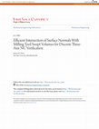 Research paper thumbnail of Efficient Intersection of Surface Normals With Milling Tool Swept Volumes for Discrete Three-Axis NC Verification